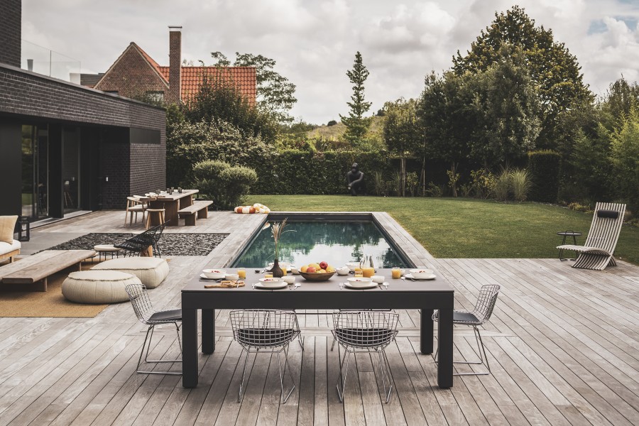 Abdeckplatte, 7 ft. (Fuß), Holzdekor für schwarzen Cornilleau Classic Outdoor Billardtisch – Bild 8