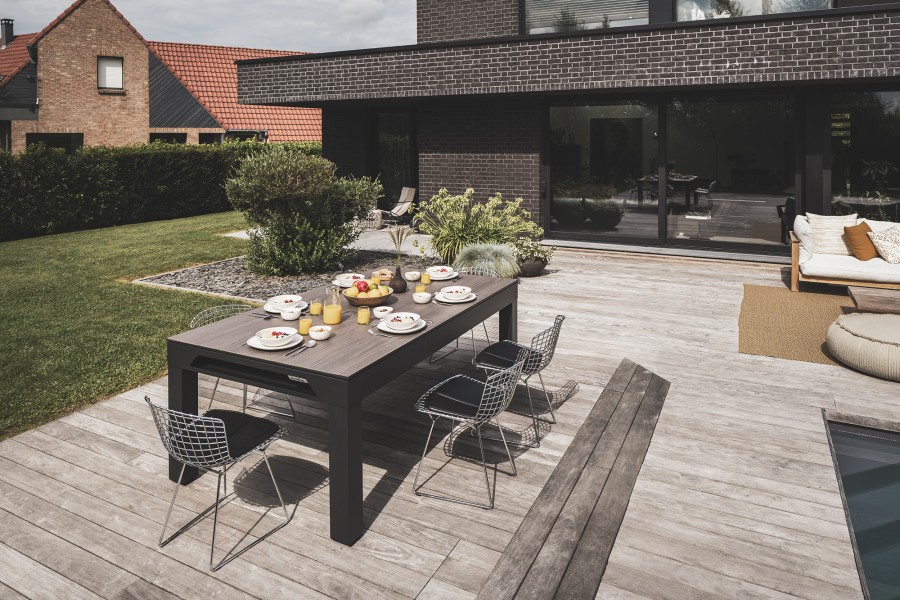Abdeckplatte, 7 ft. (Fuß), Holzdekor für schwarzen Cornilleau Classic Outdoor Billardtisch – Bild 7