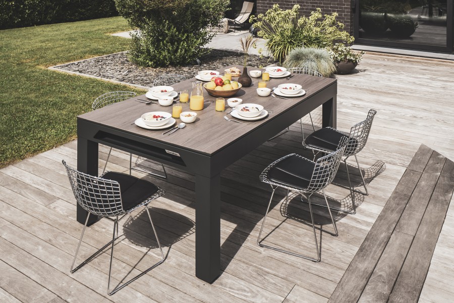Abdeckplatte, 7 ft. (Fuß), Holzdekor für schwarzen Cornilleau Classic Outdoor Billardtisch – Bild 6