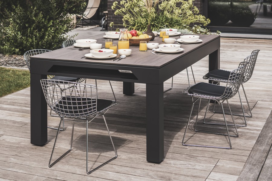 Abdeckplatte, 7 ft. (Fuß), Holzdekor für schwarzen Cornilleau Classic Outdoor Billardtisch – Bild 4