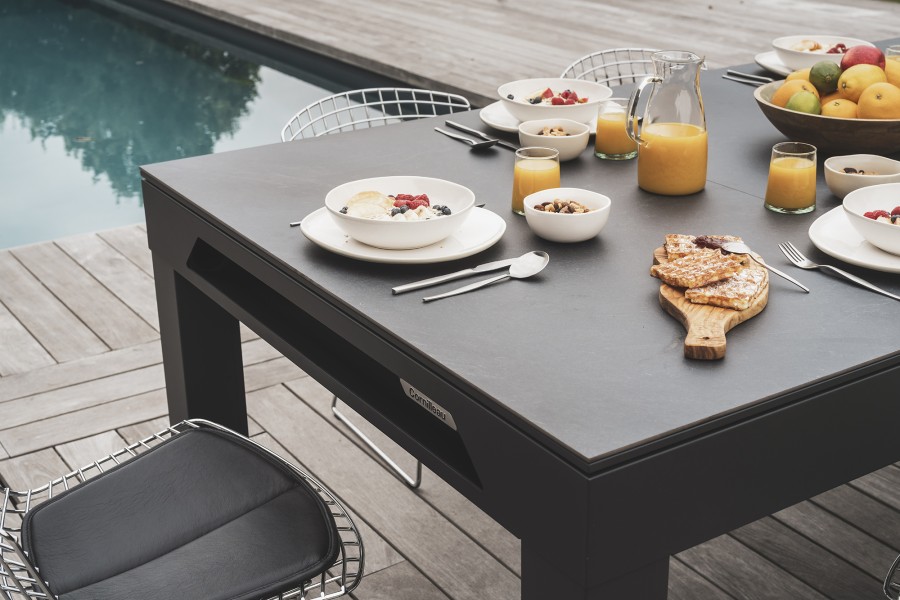 Abdeckplatte, 7 ft. (Fuß), Steindekor für schwarzen Cornilleau Classic Outdoor Billardtisch – Bild 9