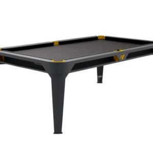 Billardtisch, Pool, Cornilleau Hyphen Outdoor, 7 ft. (Fuß), schwarz, Spielfläche: Dunkelgrau, Taschen: Senf