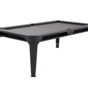 Billardtisch, Pool, Cornilleau Hyphen Outdoor, 7 ft. (Fuß), schwarz, Spielfläche: Hellgrau, Taschen: Schwarz