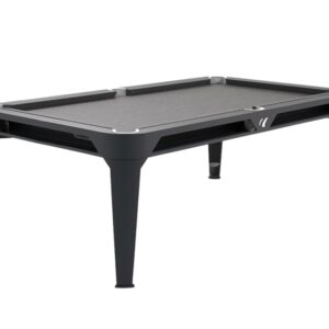 Billardtisch, Pool, Cornilleau Hyphen Outdoor, 7 ft. (Fuß), schwarz, Spielfläche: Hellgrau, Taschen: Weiß