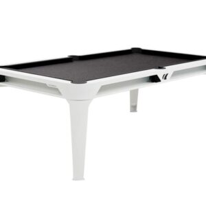 Billardtisch, Pool, Cornilleau Hyphen Outdoor, 7 ft. (Fuß), weiß, Spielfläche: Dunkelgrau, Taschen: Schwarz