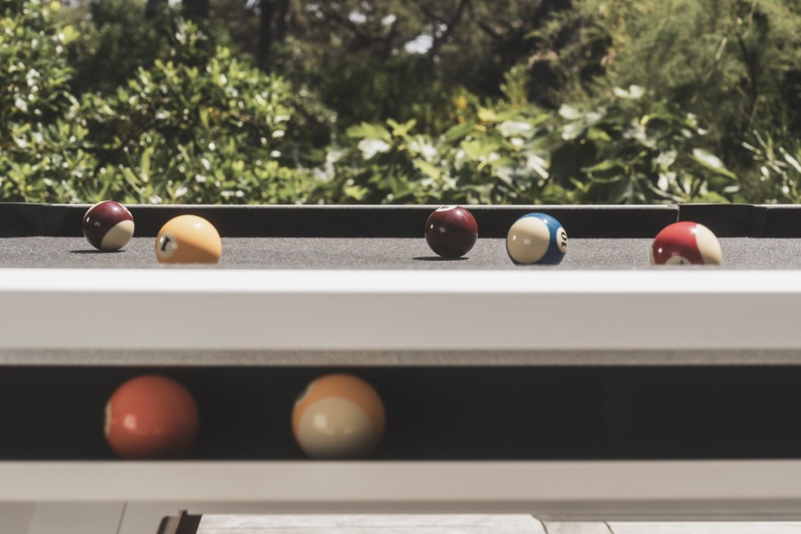 Billardtisch, Pool, Cornilleau Origin Outdoor, 7 ft. (Fuß), weiß – Bild 10