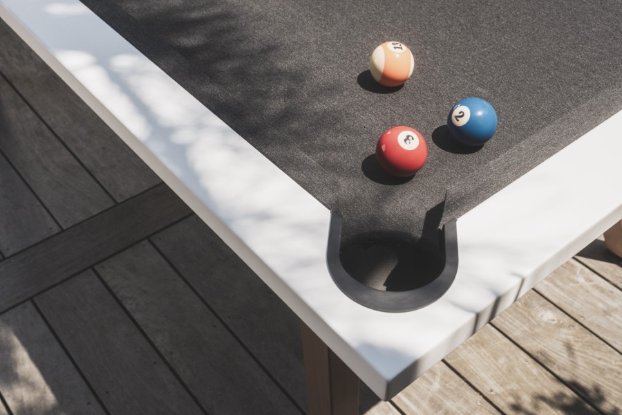 Billardtisch, Pool, Cornilleau Origin Outdoor, 7 ft. (Fuß), weiß – Bild 5