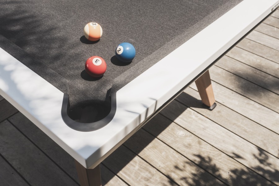 Billardtisch, Pool, Cornilleau Origin Outdoor, 7 ft. (Fuß), weiß – Bild 9