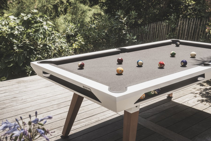 Billardtisch, Pool, Cornilleau Origin Outdoor, 7 ft. (Fuß), weiß – Bild 8