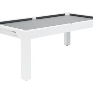 Billardtisch, Pool, Cornilleau Classic Outdoor, 7 ft. (Fuß), weiß-grau