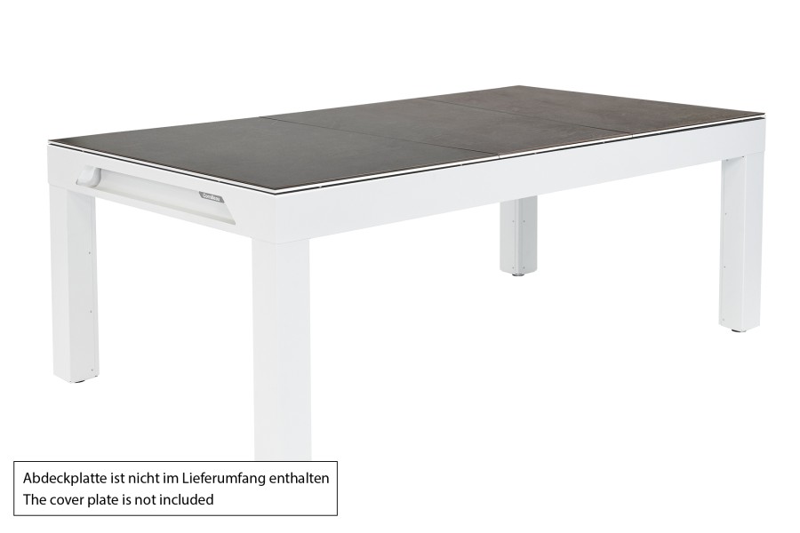 Billardtisch, Pool, Cornilleau Classic Outdoor, 7 ft. (Fuß), weiß-grau – Bild 2