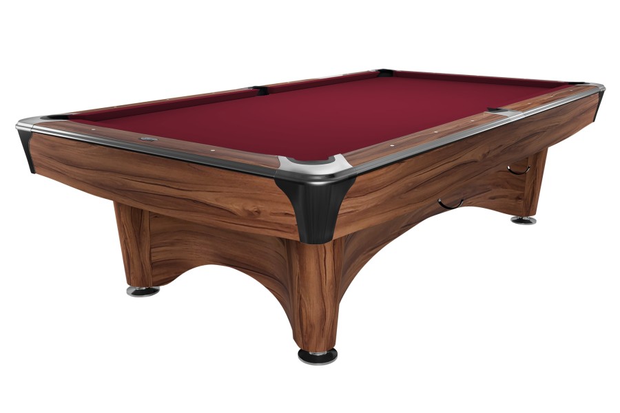 Billardtisch, Pool, Dynamic IV, modern-braun, 8 ft., Simonis 760 burgund