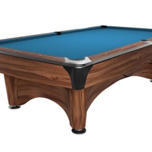Billardtisch, Pool, Dynamic IV, modern-braun, 8 ft., Simonis 760 elektrikblau