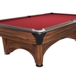 Billardtisch, Pool, Dynamic IV, modern-braun, 8 ft., Simonis 760 rot