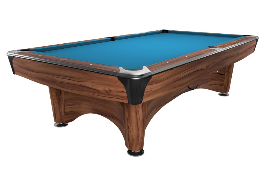 Billardtisch, Pool, Dynamic IV, modern-braun, 8 ft., Simonis 760 turnierblau