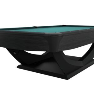 Billardtisch, Pool, Dynamic Axion, 9 ft. (Fuß), Black Edition, Simonis 760 blaugrün