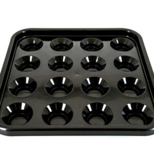 Balltablett, Pool, 57,2 mm, schwarz