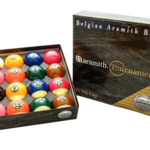 Billardkugelset, Pool, Aramith Tournament Pro Cup TV , 57,2 mm