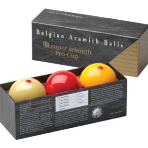 Billardkugelset, Carambol, Aramith Super Pro Cup, 61,5 mm