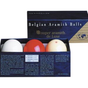 Billardkugelset, Carambol, Aramith De Luxe, 61,5 mm