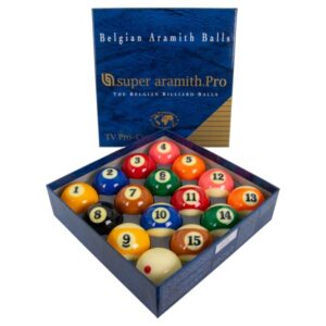 Billardkugelset, Pool, Super Aramith Pro TV, 57,2 mm