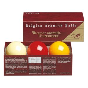 Billardkugelset, Carambol, Aramith Super Tournament, 61,5 mm