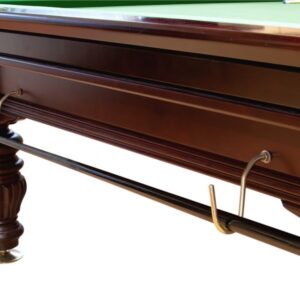 Halter für Billard Queuebrücken Holzstiel, verstellbar, gold