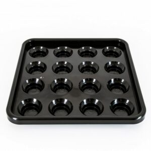 Balltablett, Pyramide, BTPy-1 für 68 mm Bälle, schwarz