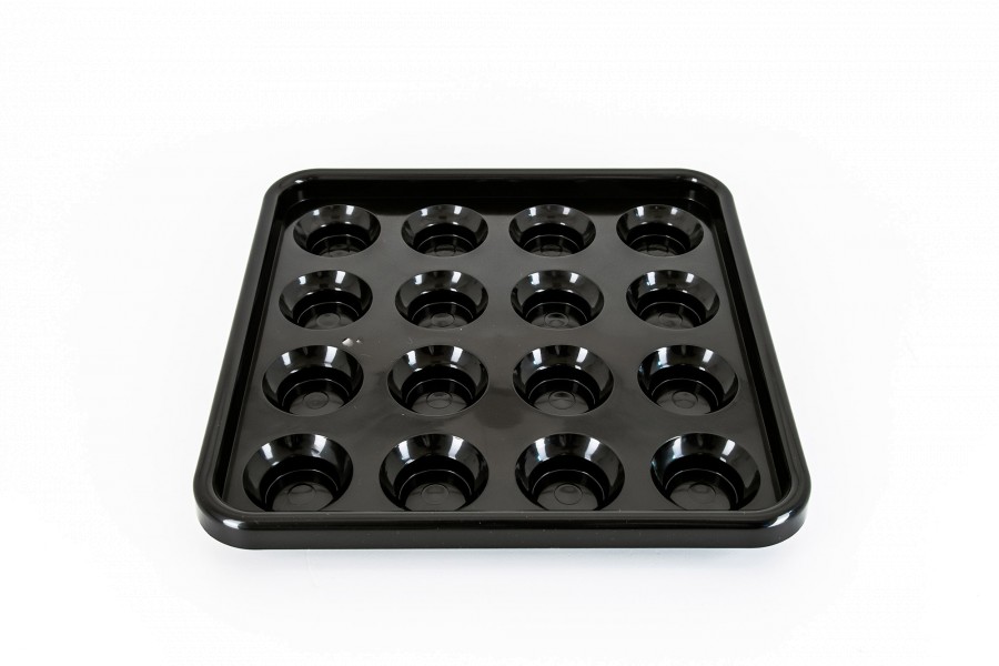 Balltablett, Pyramide, BTPy-1 für 68 mm Bälle, schwarz