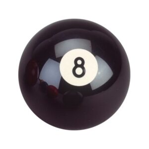 Billardkugel, Pool, Nr. 8, schwarz, 57,2 mm