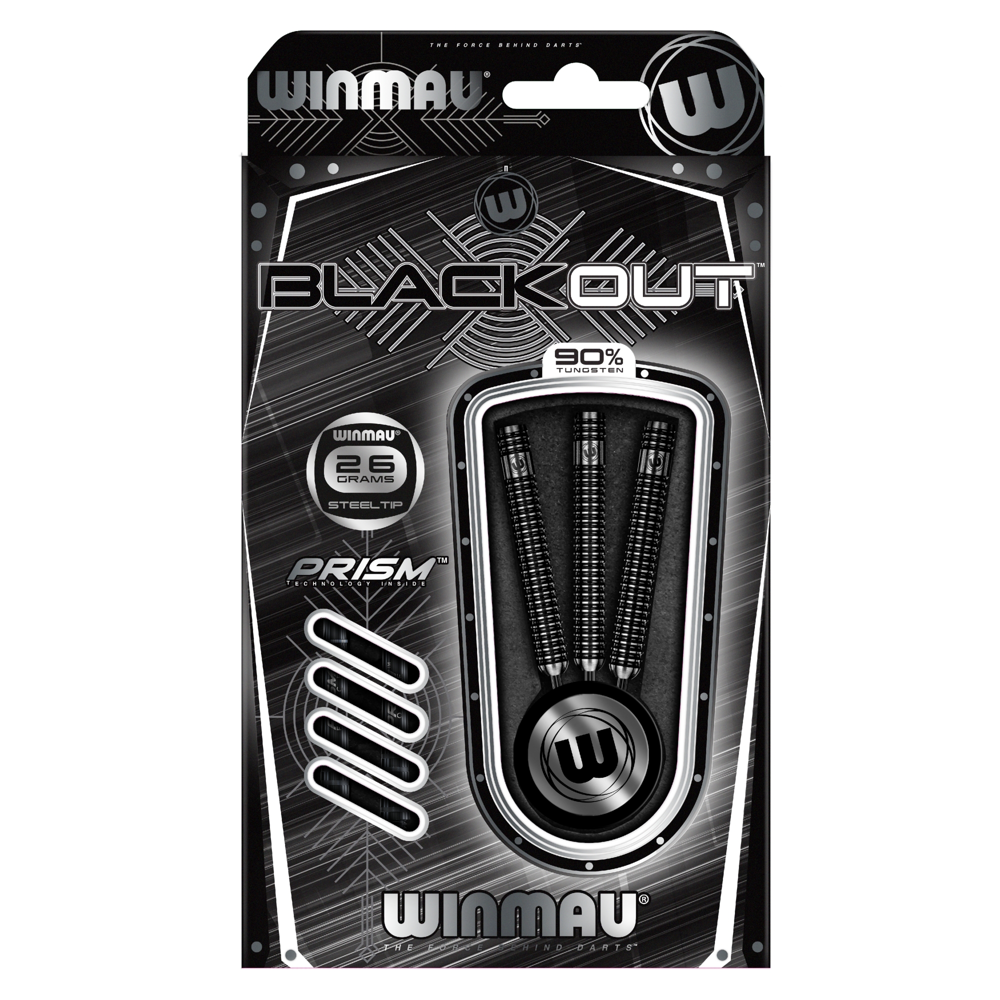 Winmau - Steeldart Blackout 26 gr. – Bild 2