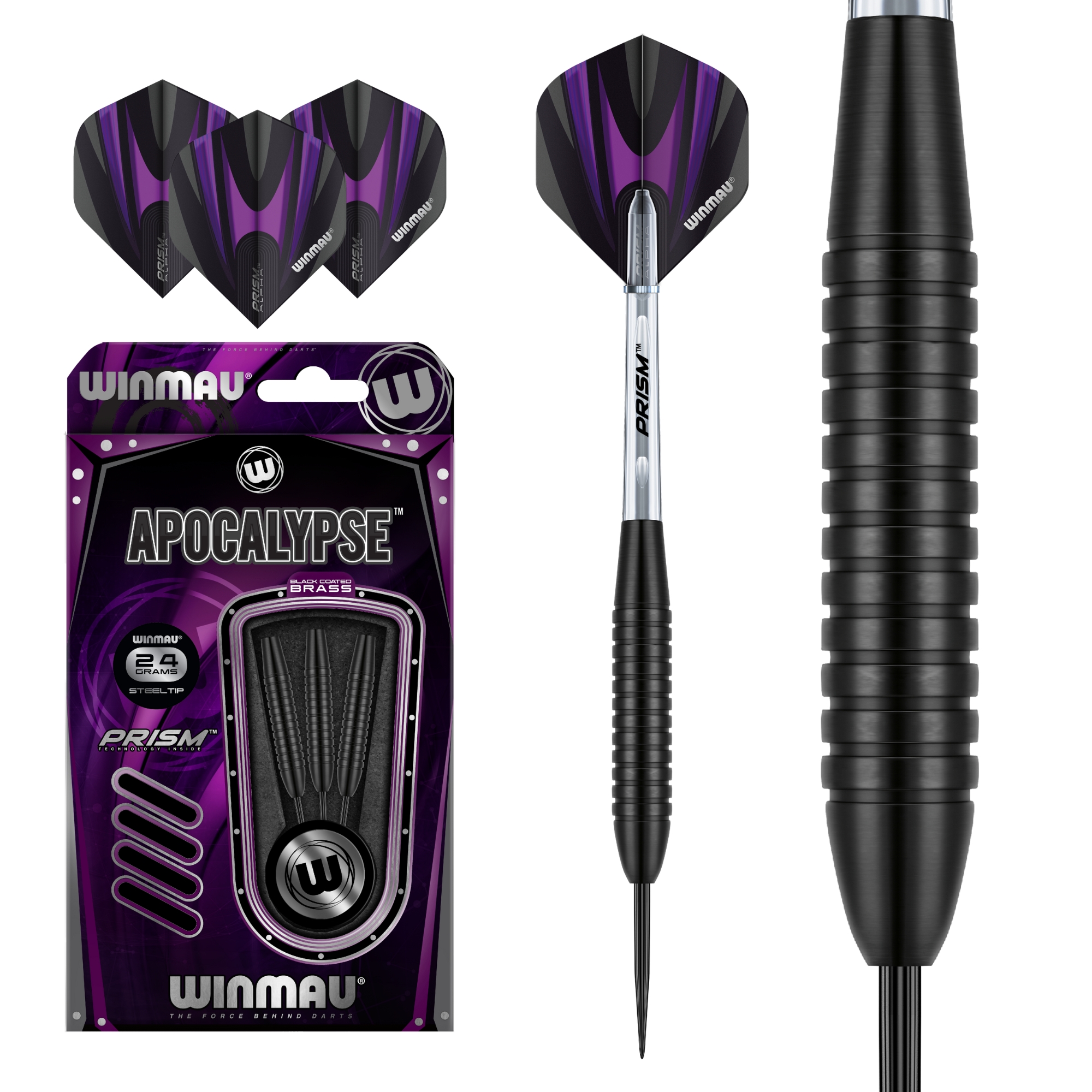 Winmau - Steeldart Apocalypse Brass 24 gr.