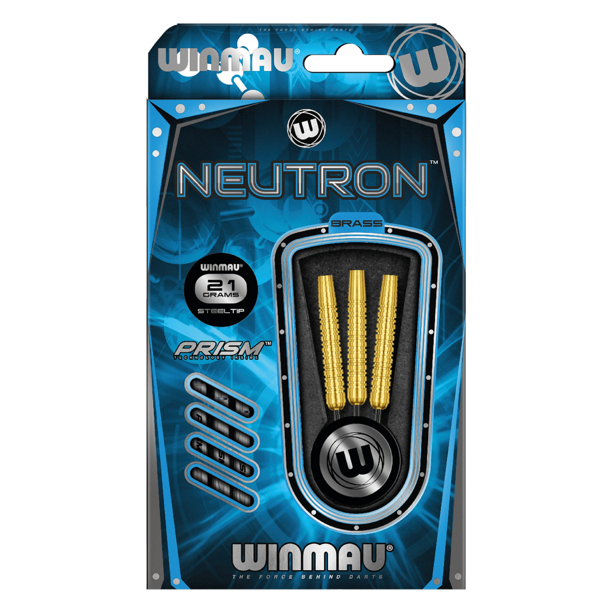 Winmau - Steeldart Neutron Brass 21 gr. – Bild 4