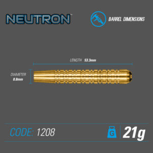 Winmau - Steeldart Neutron Brass 21 gr.