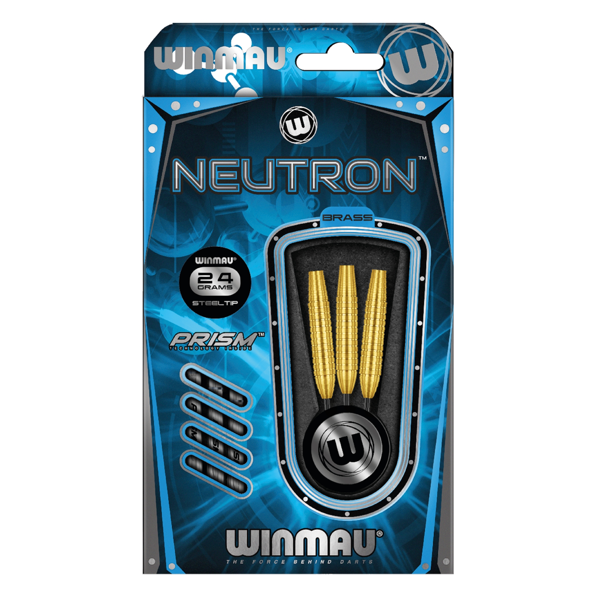 Winmau - Steeldart Neutron Brass 24 gr. – Bild 2