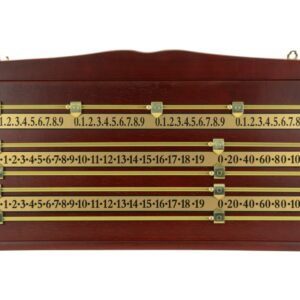 Snooker-Zähltafel, mahagoni