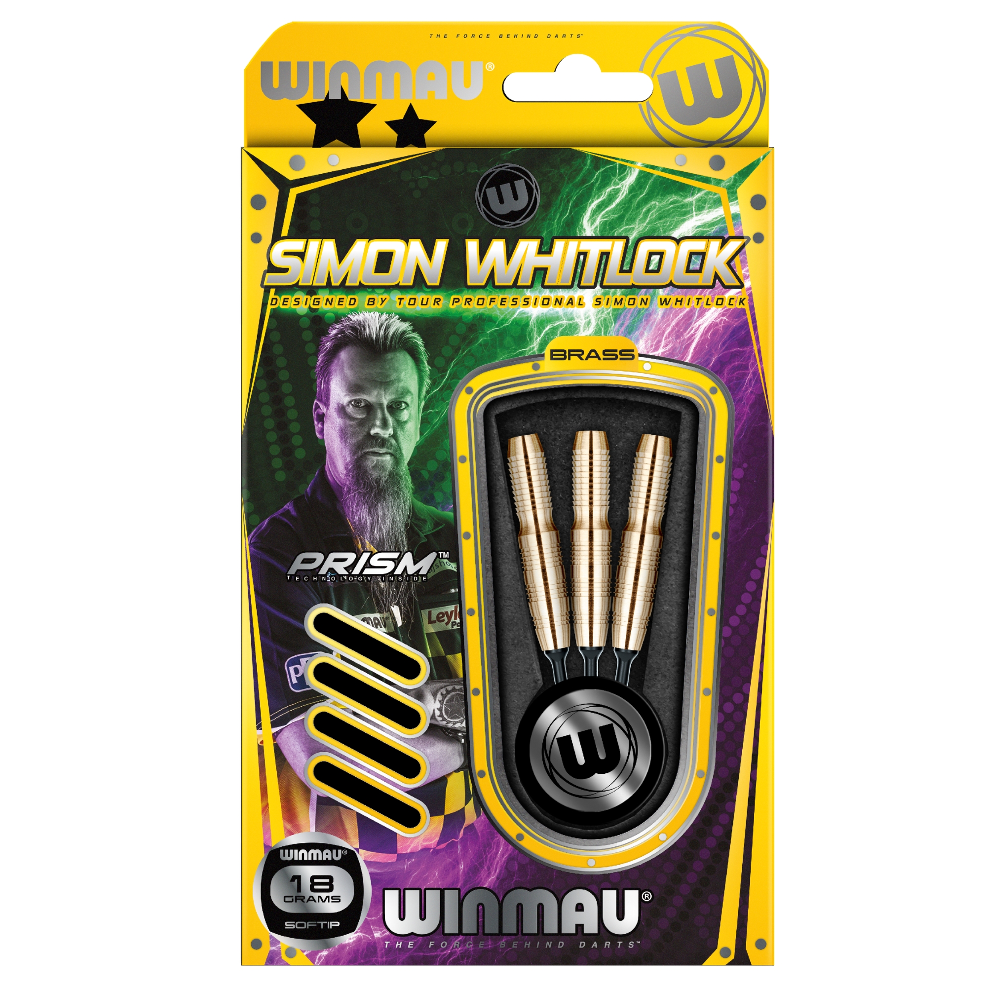 Winmau - Softdart Simon Whitlock Brass 18 gr. – Bild 2