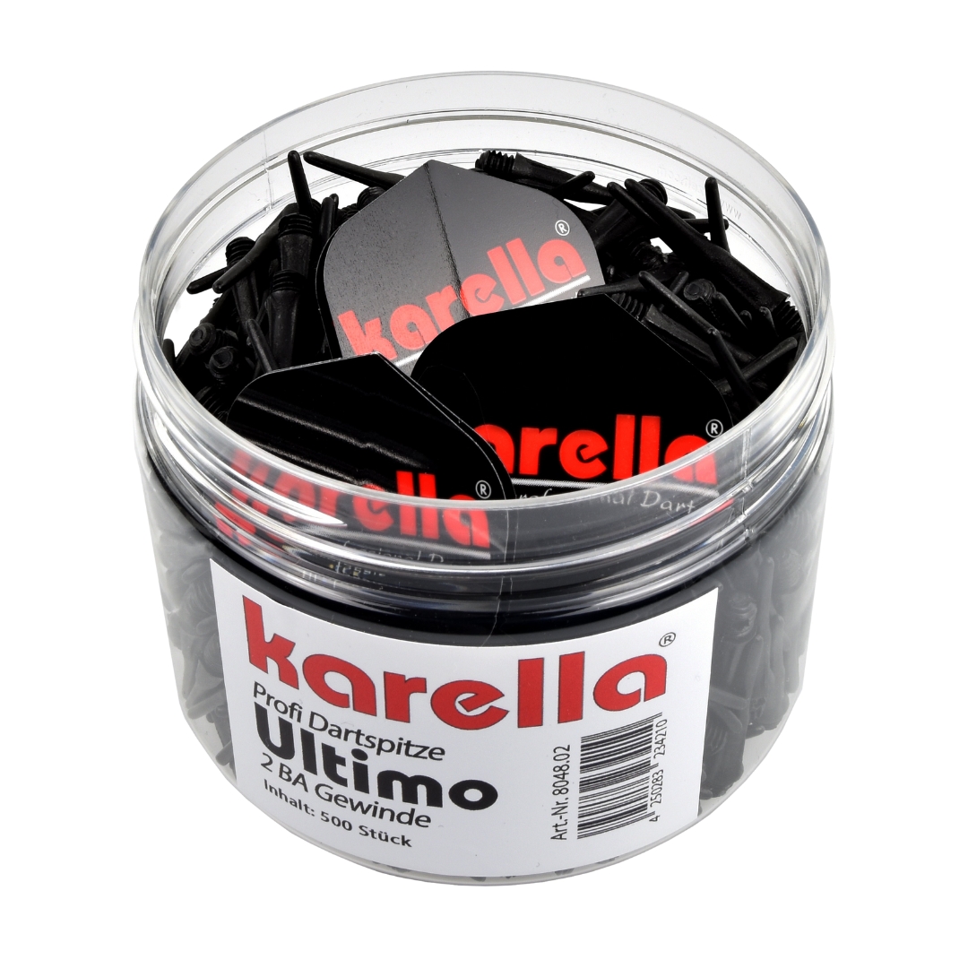 Karella - Dartspitzen soft Ultimo 500 St. in Dose 2BA Gewinde – Bild 2