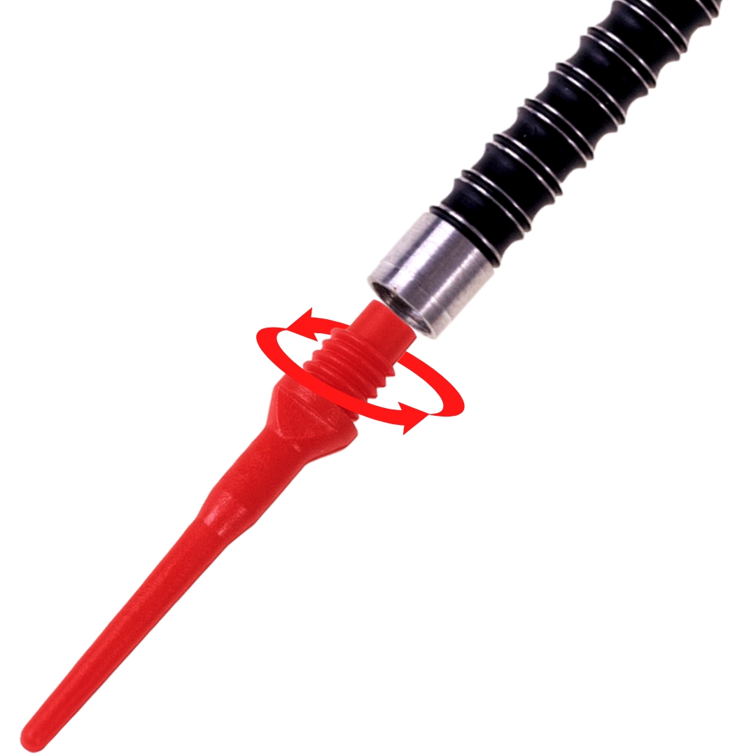 Karella - Dartspitzen soft KeyPoint 2BA Gewinde 100 St. – Bild 3