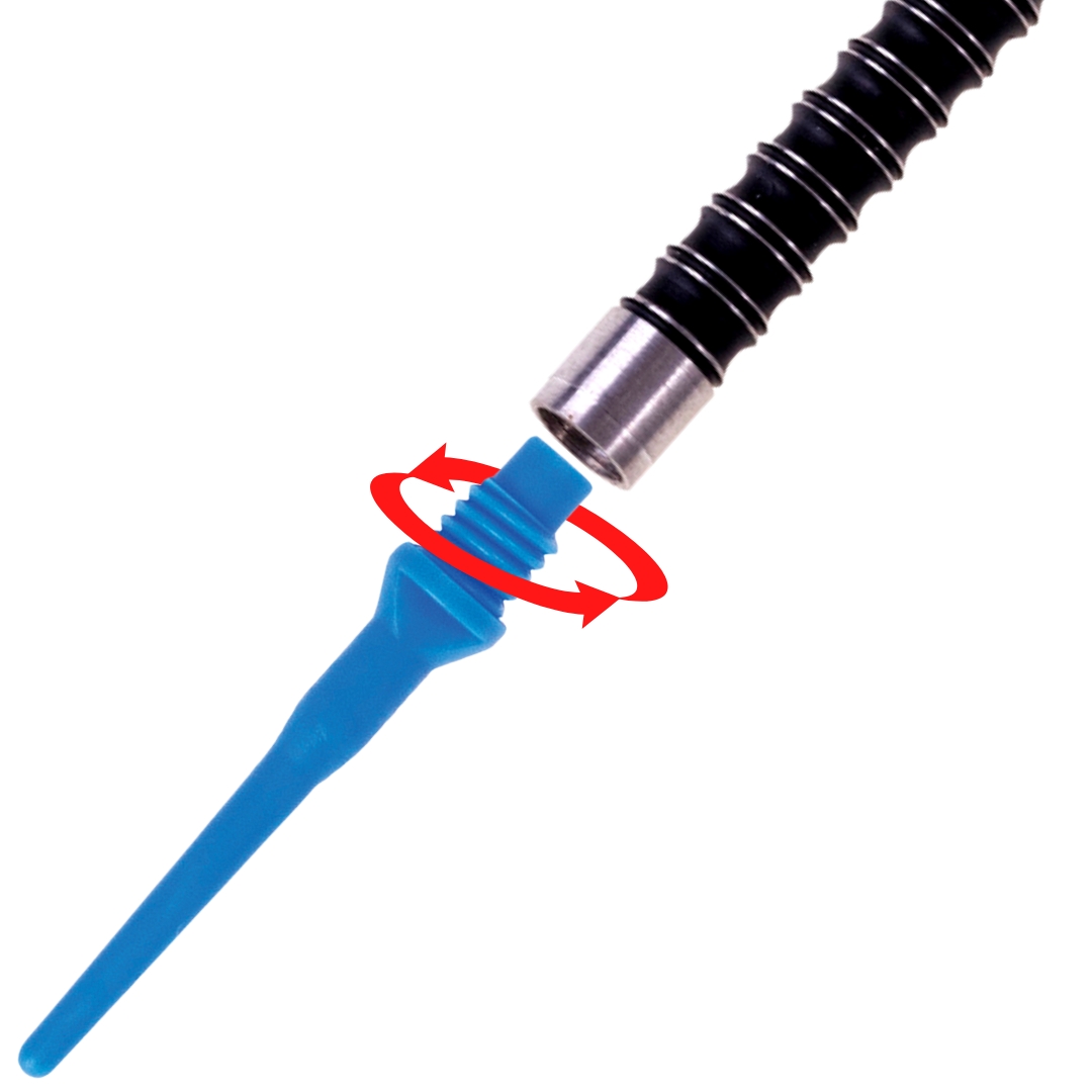 Karella - Dartspitzen soft KeyPoint 2BA Gewinde 100 St. – Bild 2