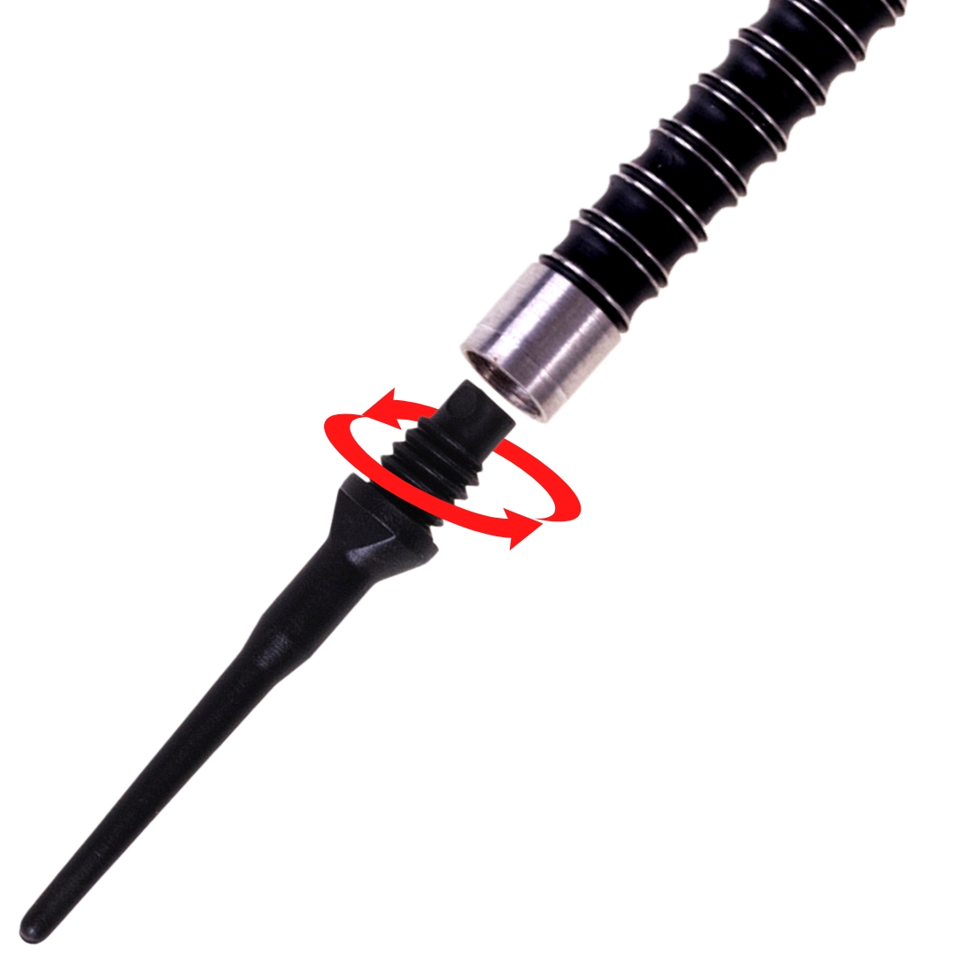 Karella - Dartspitzen soft KeyPoint 2BA Gewinde 1000 St. – Bild 2