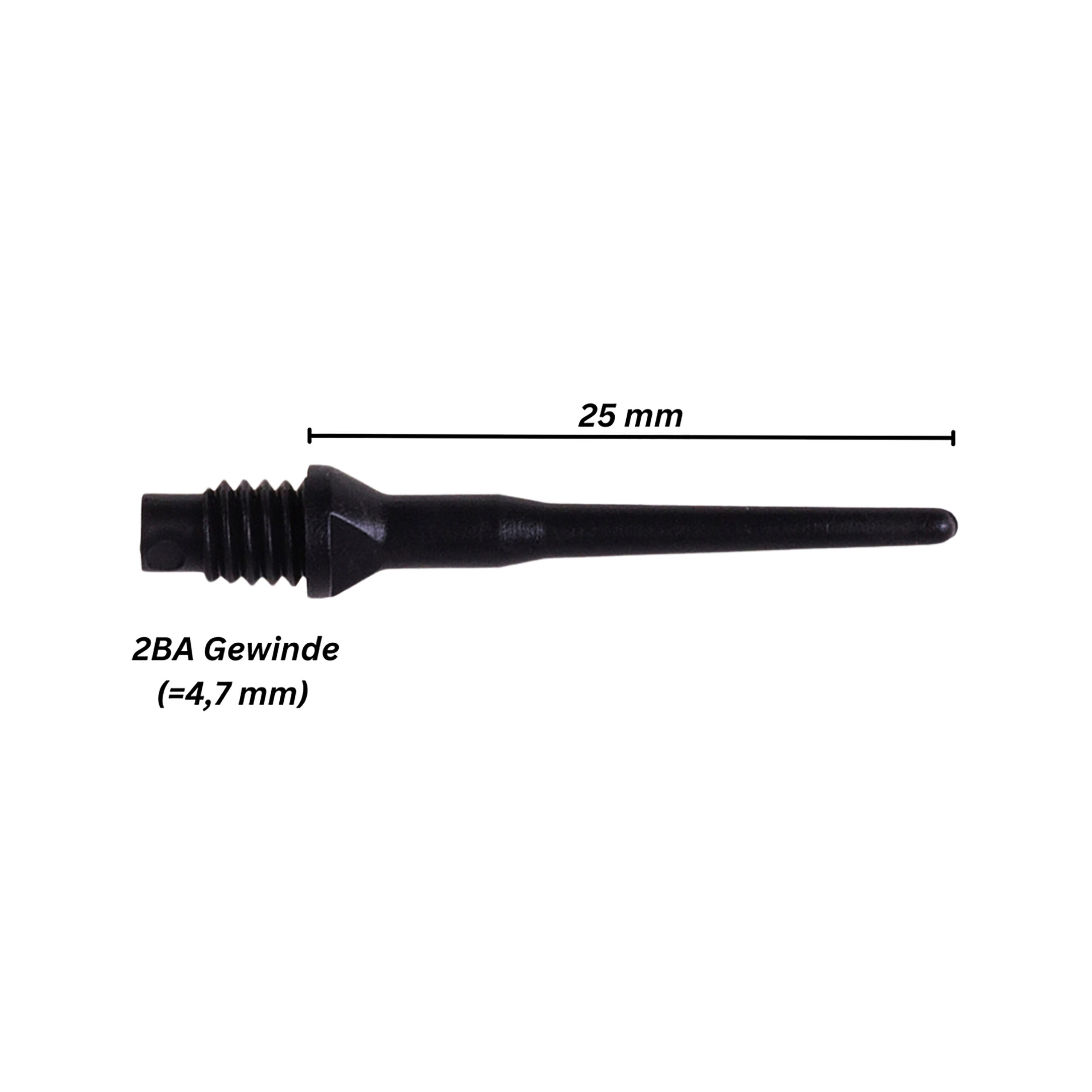 Karella - Dartspitzen soft KeyPoint 2BA Gewinde 1000 St. – Bild 3