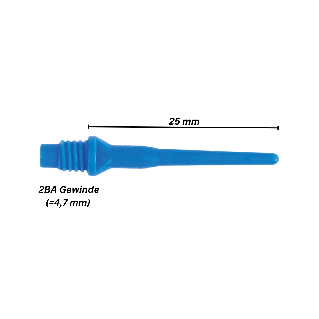 Karella - Dartspitzen soft KeyPoint 2BA Gewinde 1000 St. – Bild 3