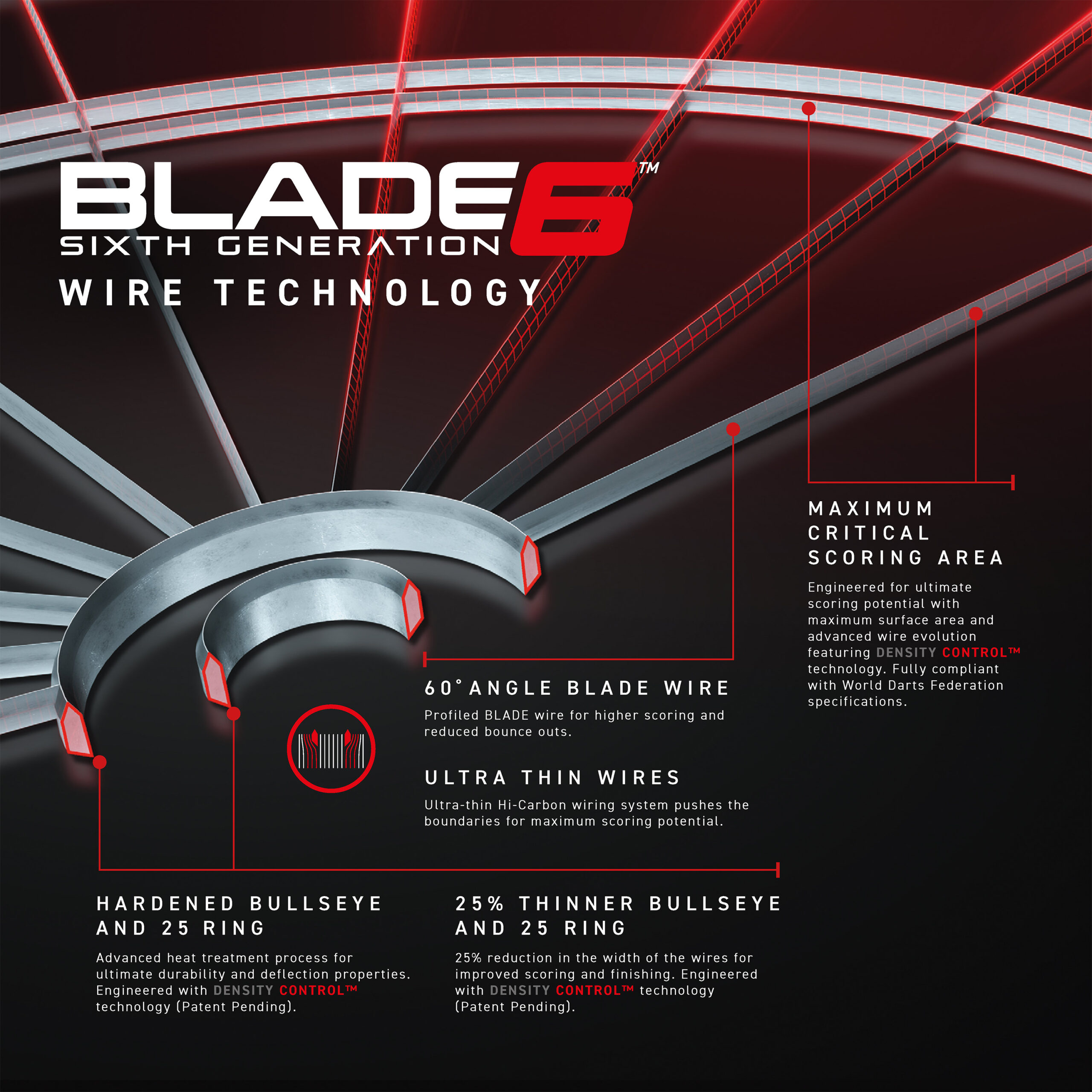 Winmau - Dartboard Blade 6 – Bild 3