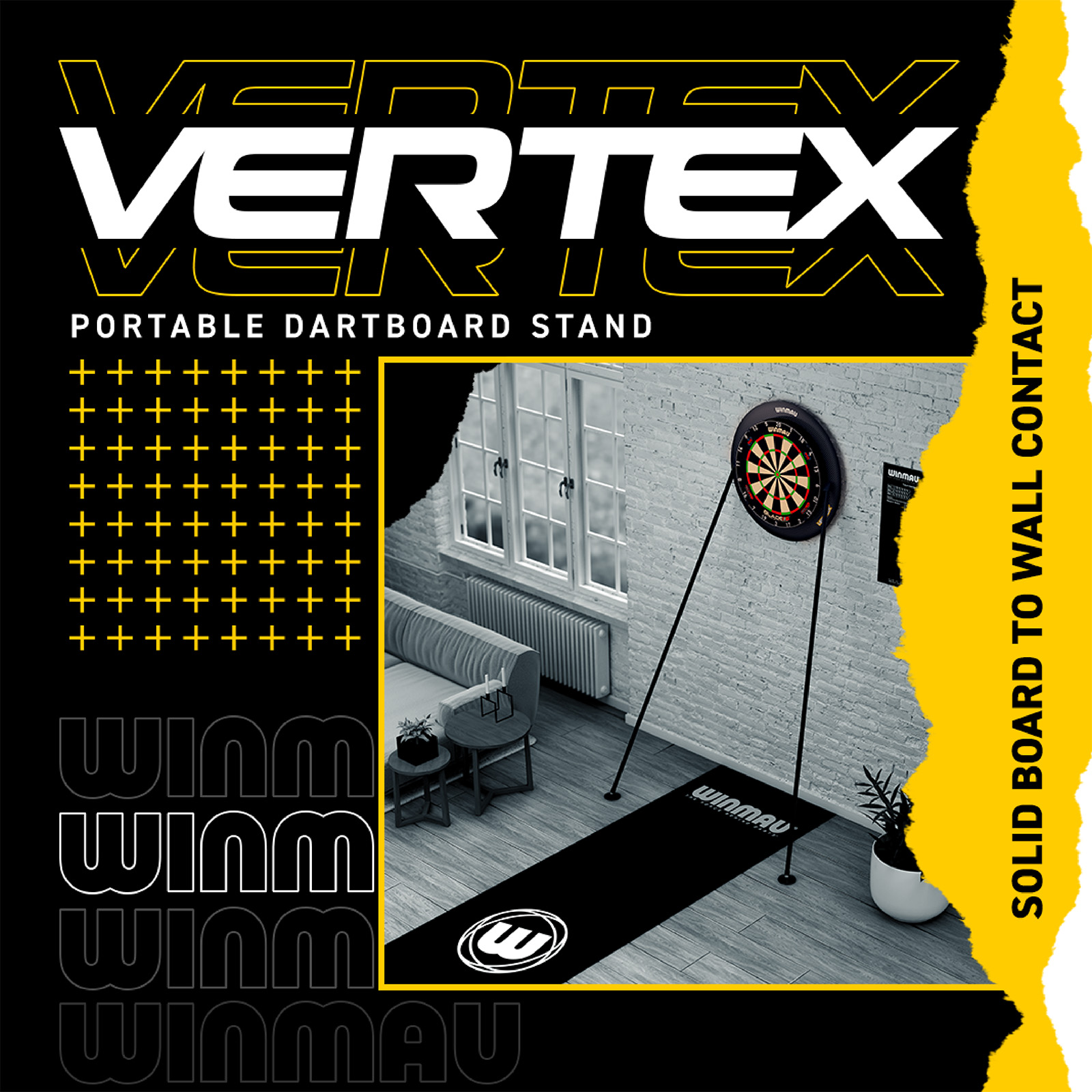 Winmau - Dartboardständer Vertex – Bild 8