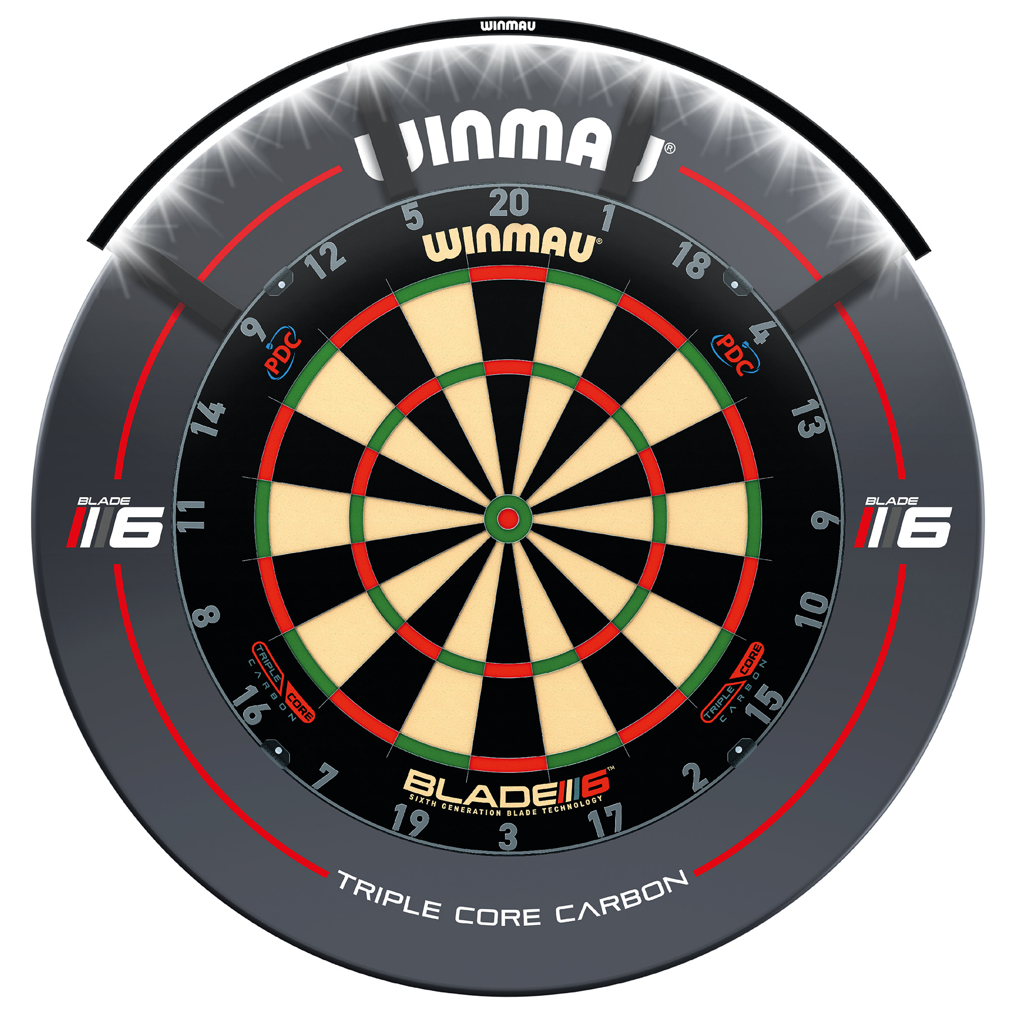 Winmau - Dartboard Beleuchtung Polaris – Bild 2