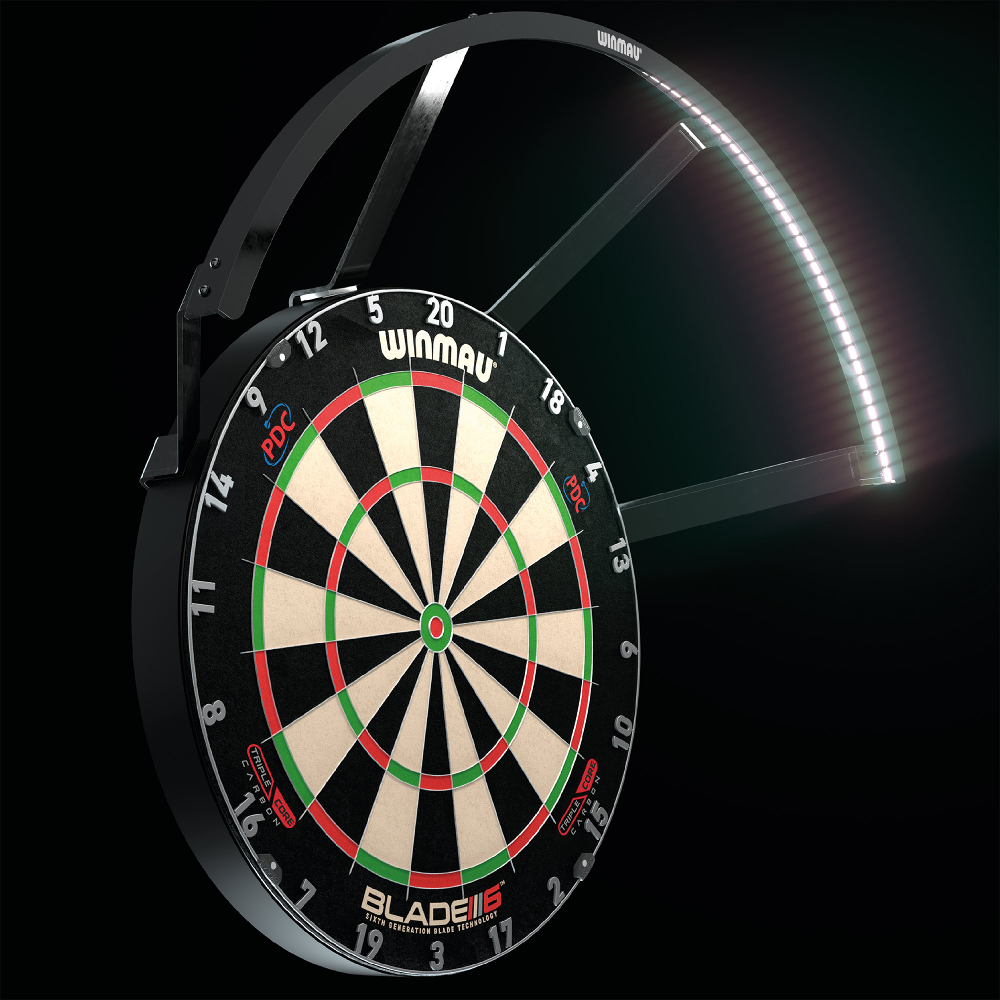 Winmau - Dartboard Beleuchtung Polaris – Bild 3