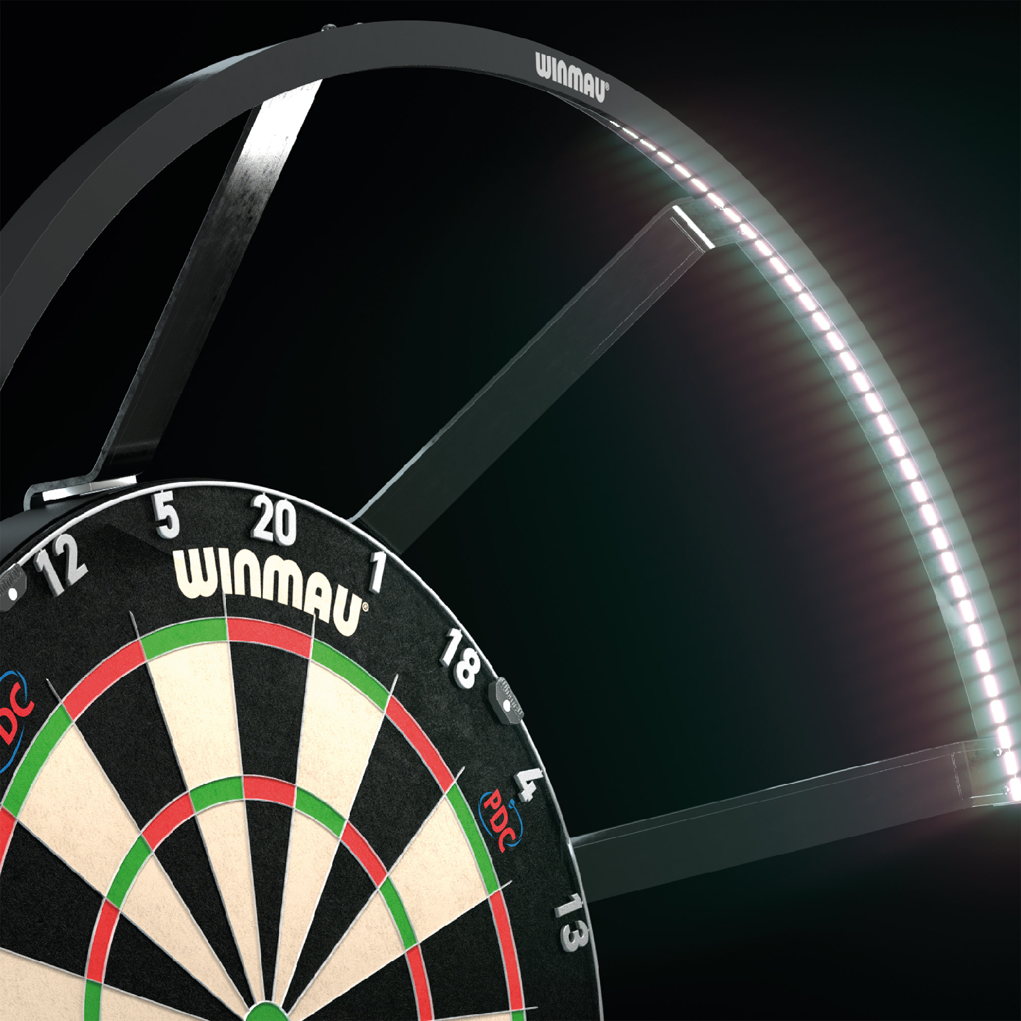 Winmau - Dartboard Beleuchtung Polaris – Bild 4