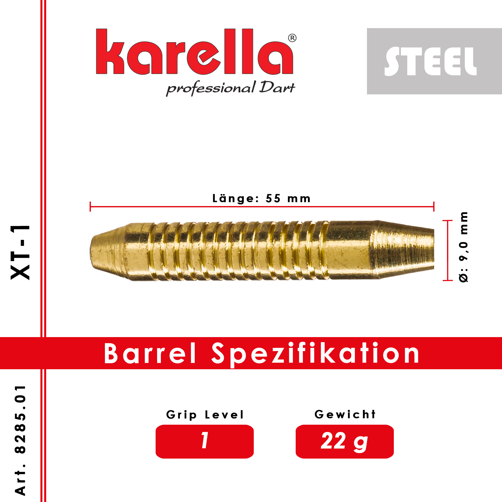 Karella - Steeldart XT-1 22 gr. – Bild 5
