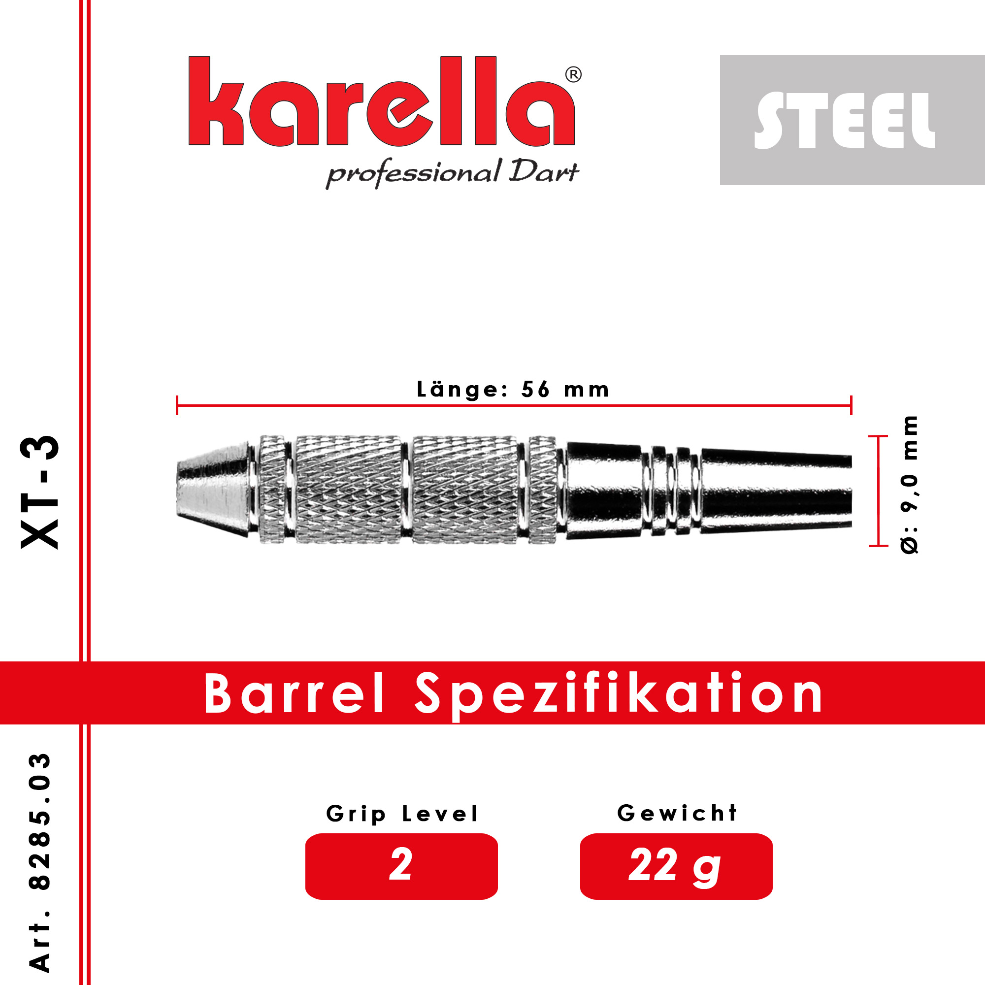 Karella - Steeldart XT-3 22 gr. – Bild 5
